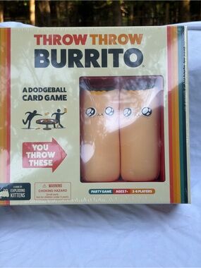 Throw Throw Burrito Dodgeball Card Game - Tan by Exploding Kittens